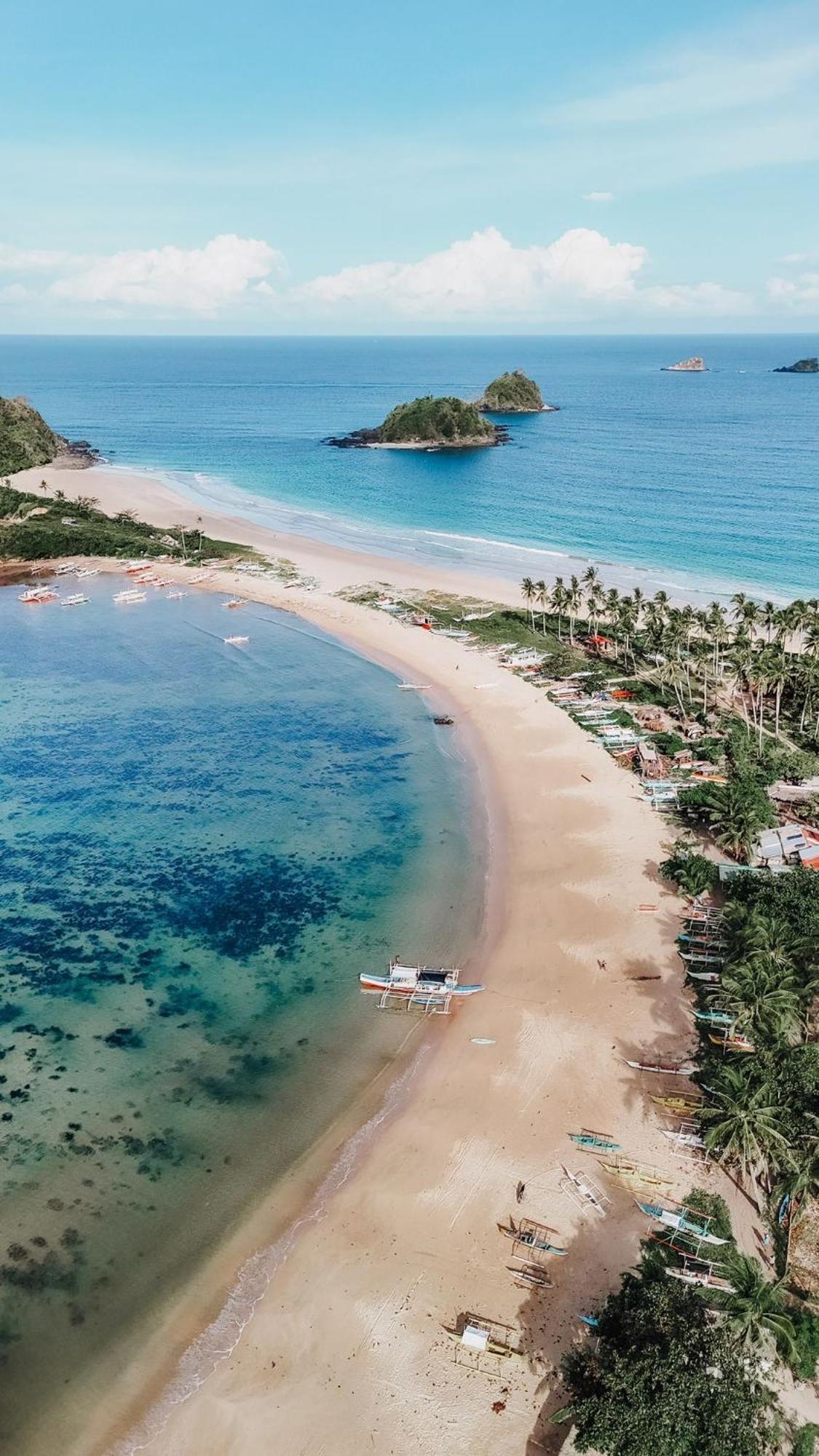 Lazy Juan Beach House Nacpan El Nido Kültér fotó